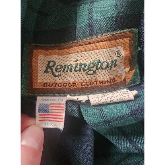 Vintage Remington Hunting Shooting Jacket Coat‎ Mens L made in U.S.A **READ** - Picture 13 of 16